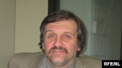 Олексій Гарань у студії Радіо Свобода