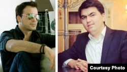 Звезда таджикской эстрады Бахром Гафури (слева) и виновник ДТП Ислом Анварзода