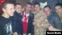 Aleksei Panin (center) in Odesa in 2015