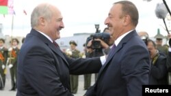 Аляксандар Лукашэнка і Ільхам Аліеў, 2012 год