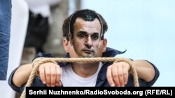 Акція на підтримку Олега Сенцова в Києві, 15 липня 2018 року