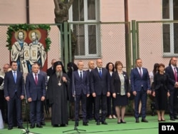 Президентът Румен Радев е гост в тържественото отбелязване на Деня на светите братя Кирил и Методий, на българската азбука, просвета и култура и на славянската книжовност и празника на града в Благоевград.