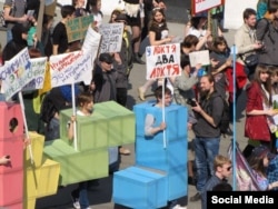 Акція в Новосибірську «За свободу творчості», 5 квітня 2015 року