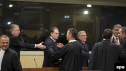 Nikola Šainović, Nebojša Pavković, Sreten Lukić i Vladimir Lazarević 