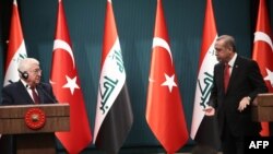  رجب طیب اردوغان و فواد معصوم رئیسان جمهور ترکیه و عراق