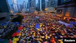 Акція протесту під час Революції парасольок. Гонконг, 28 жовтня 2014 року (ілюстраційне фото)