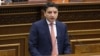Armenia - Finance Minister Vahe Hovannisian addresses the Armenian parliament, December 3, 2024. 
