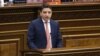 Armenia - Finance Minister Vahe Hovannisian addresses the Armenian parliament, December 3, 2024. 