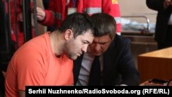 Роман Насіров у залі суду, який розглядає питання про обрання йому запобіжного заходу, 6 березня 2017 року