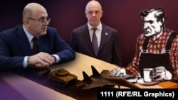 მიხაილ მიშუსტინი, რუსეთის პრემიერ-მინისტრი (მარცხნივ) და ანტონ სილუანოვი, რუსეთის ფინანსთა მინისტრი. ფოტოკოლაჟი