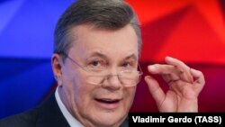 «Мене кинули, як лоха» – одна з цитат екс-президента Віктора Януковича на прес-конференції у Москві, Росія, 6 лютого 2019 року