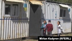 Школа из контейнеров в Нарынской области. 