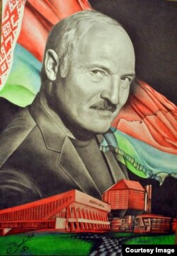 Лукашэнка з Нацыянальнай бібліятэкай і Палацам спорту