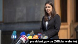 Ուկրաինայի նախագահի խոսնակ Յուլիա Մենդել, արխիվ