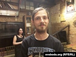 Польскі студэнт на беларуска-украінскай творчай вечарыне