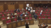 Armenia - Lawmakers clash on the Armenian parliament floor, Yerevan, July 8, 2025.