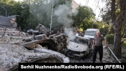 Наслідки російської атаки на Київ. 4 липня 2025 року