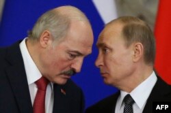 Олександр Лукашенко і Володимир Путін