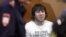 Temirlan Eskerkhanov appears in court in Moscow in July 2017. 