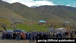 Чоң-Алай районунун тургундары.