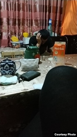 Бекзодбек Юнусов за 5-6 часов до самоубийства.