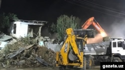 Снос домов на массиве Себзар в Ташкенте, 29 сентября 2018 года.