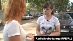 Мешканка Ірпеня Інна Бороденко