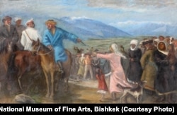 Семен Чуйков. Из колониального прошлого. 1936. Кыргызский национальный музей изобразительных искусств имени Гапар Айтиева