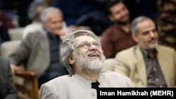 نادر طالب‌زاده در مراسم تجلیل از او در دی ماه ۹۶