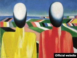 Картина Казимира Малевича «Селяни». Десь 1930 рік