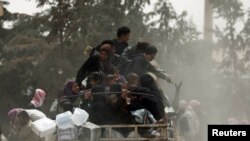 Внутренние беженцы в Сирии 