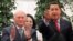 Уго Чавес (справа) и мэр Москвы Юрий Лужков, 2007
