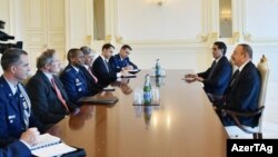 Darren Mcdew və nümayəndə heyətinin Prezident İlham Əliyevlə görüşü. Bakı,  17 dekabr 2016
