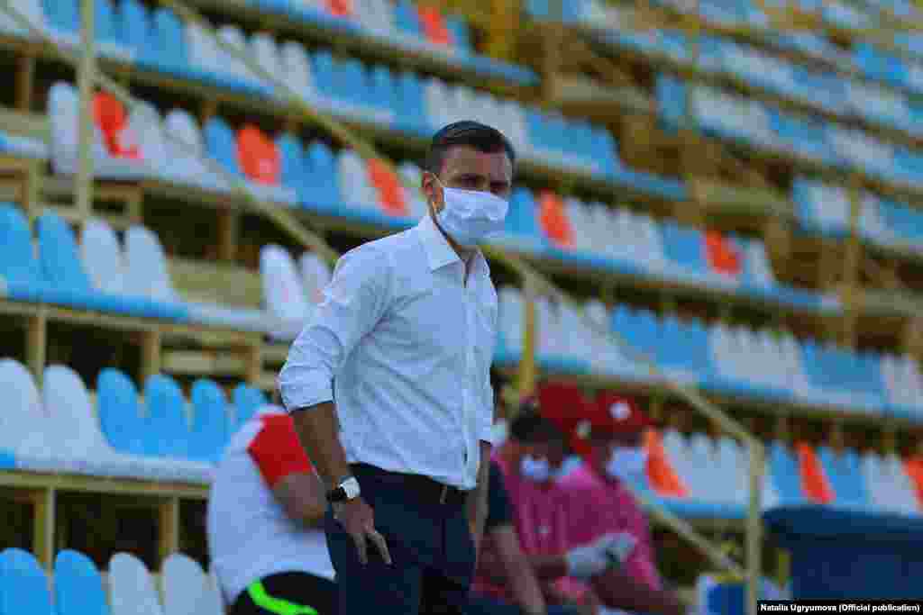 &laquo;Абдыш-Ата&raquo; командасынын башкы машыктыруучусу Александр Бельдинов.&nbsp;