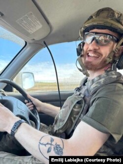 Беларускі добраахвотнік Эмілій Лабейка