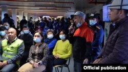 "Кумтөр Голд Компани" ишканасынын эмгек жамааты.