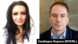 Бившата журналистка от ТВ7 Диляна Гайтанджиева и разследващият журналист от Инсайдър Христо Грозев. Колаж.