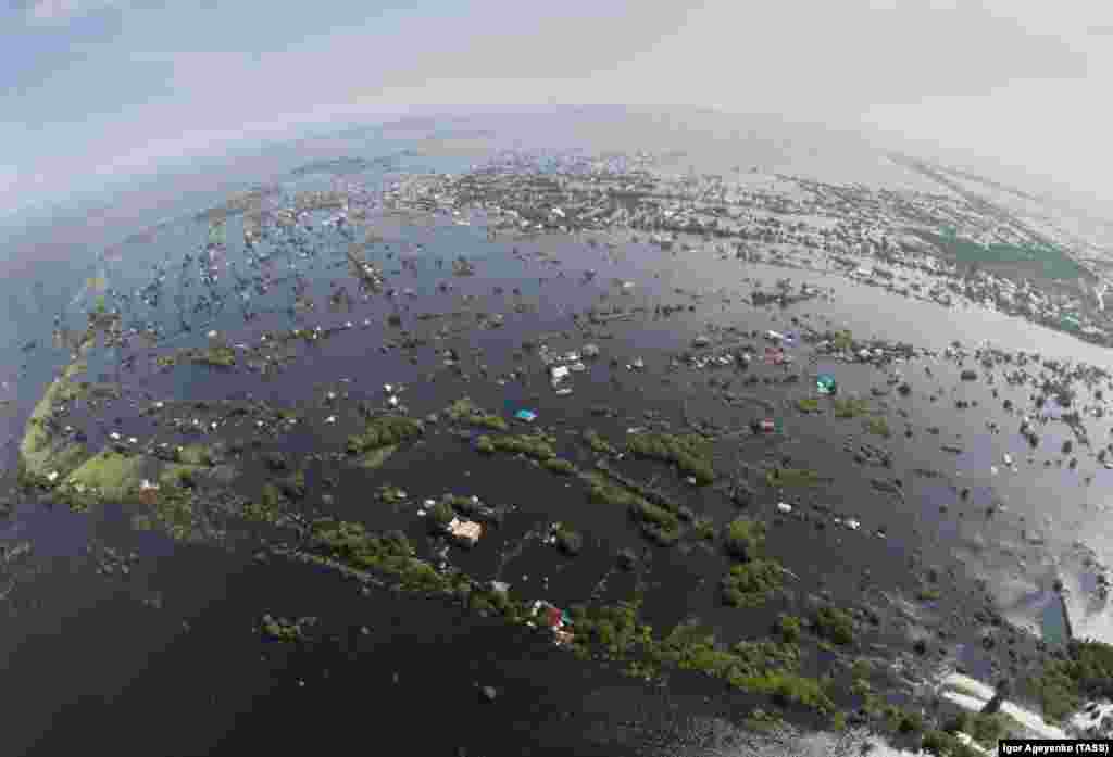 Росія &ndash; Затоплені села в Амурській області на Далекому Сході, 14 серпня 2013 року