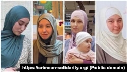 FSB tarafından terrorizmde qabaatlanğan Qırımlılar Nasiba Saidova, Fevziye Osmanova, Esma Nimetulayeva ve Elviza Aliyeva