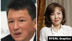 Динара Назарбаева жана Тимур Кулибаев.