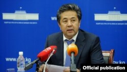 Тайырбек Сарпашев на посту главы ГРС. 11 декабря 2016 года.