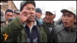 Митингующие открыли дорогу Талас-Тараз