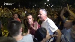 Serbian Protesters Take Their Demands To The President