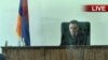 Судья суда общей юрисдикции Давид Григорян ведет заседание по делу Роберта Кочаряна (архив) 