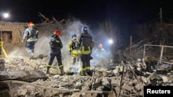 ویرانه‌های به‌جا مانده از حمله روسیه به شهر پوکرووسک اوکراین