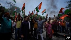 Հնդկաստան - Պակիստանի դեմ բողոքի ցույց Ջամուում, 23-ը ապրիլի, 2025թ.