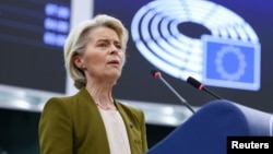 За словами фон дер Ляєн, «реальний і стійкий мир має передусім покласти край бойовим діям та запобігти відновленню агресії в майбутньому»