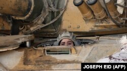 Военнослужащая сирийской правительственной армии