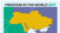 Карта України в проекті Freedom House «Свобода у світі – 2017»