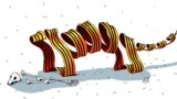 Belarus - Sad (merry) pictures, cartoon, 05/06/2015, Belarus rejects the "St.George ribbon"